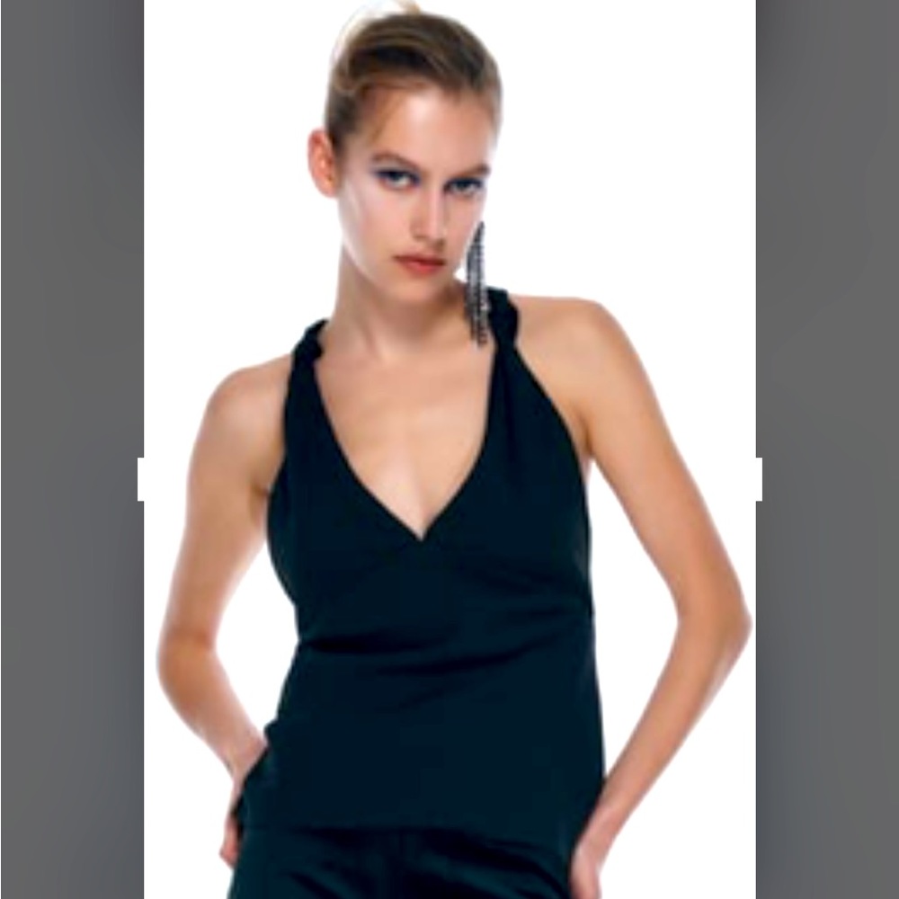 Zara knotted stappy top